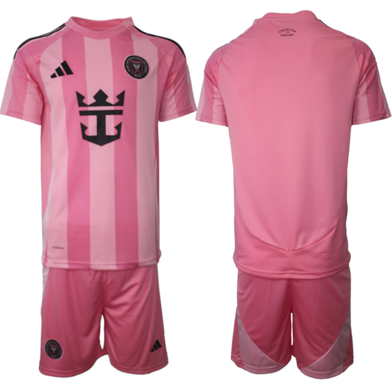 Men 2025-2026 Club Inter Milan CF home Pink Blank Soccer Jersey->inter milan jersey->Soccer Club Jersey